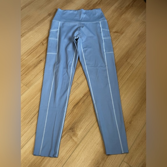 Aerie Steel Blue Active Leggings - Picture 1 of 6